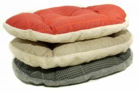 Relax Cotton  Fur Bed Mixed Colours 57.5 X 38cm