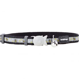 Red Dingo Cat Collar Bumble Bee Black