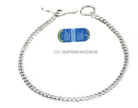 Sprenger Dog Chain  Collar Chrome Plated Round Narrow 