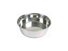 Trixie Stainless Steel Bowl, Rubber Base, 1.0l